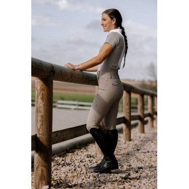 Damenreithose Equithème Queen Maulwurf Braun
