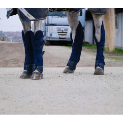 Transportgamaschen Equithème Classic Marineblau