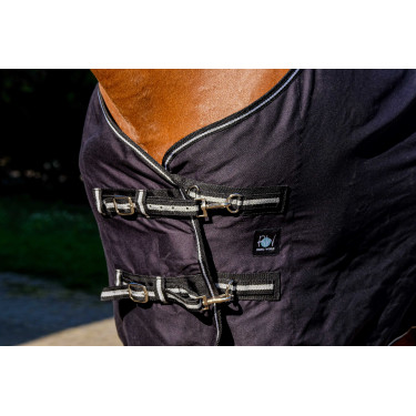 Glänzendes Hemd Riding World Schwarz