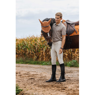 Polo Equithème Eric Maulwurf Braun