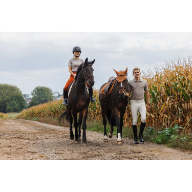 Polo Equithème Eric Maulwurf Braun