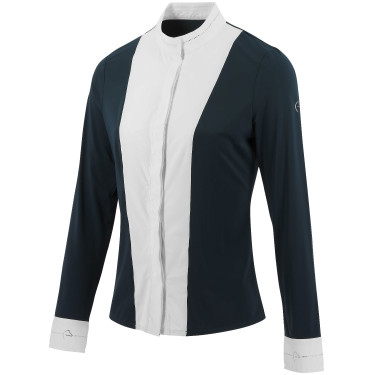 Reitbluse Equithème Julia Marineblau