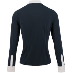 Reitbluse Equithème Julia Marineblau