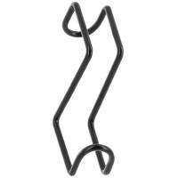 Kurzer Trensenträger Hippotonic mit Haken Schwarz