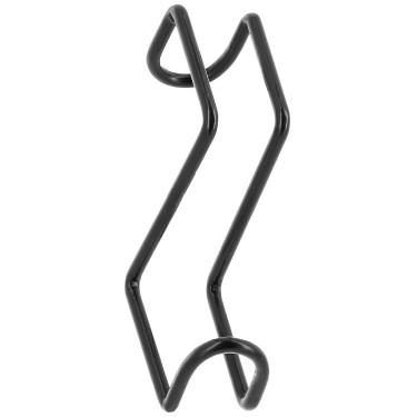 Kurzer Trensenträger Hippotonic mit Haken Schwarz