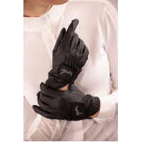 Pisma Strass Handschuhe Pénélope Schwarz