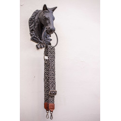 Schulterriemen Pénélope Schwarz / Ecru