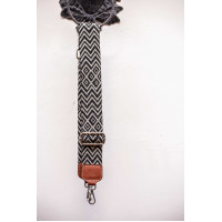 Schulterriemen Pénélope Schwarz / Ecru