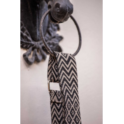 Schulterriemen Pénélope Schwarz / Ecru