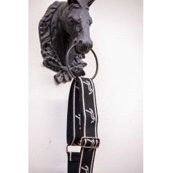 Schulterriemen Pénélope Logo Schwarz / Ecru Schulterriemen Pénélope Logo Schwarz / Ecru