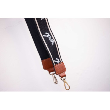 Schulterriemen Pénélope Logo Schwarz / Ecru Schulterriemen Pénélope Logo Schwarz / Ecru