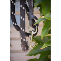 Longe Penelope Seil und Leder Havanna Braun