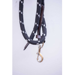 Longe Penelope Seil und Leder Havanna Braun