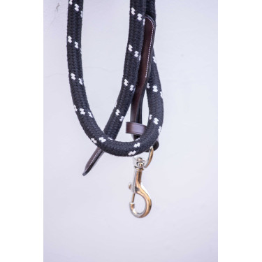 Longe Penelope Seil und Leder Havanna Braun