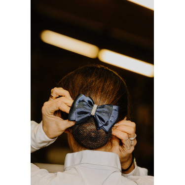 Haarnetz-Haarspange Equithème Strass Marineblau Haarnetz-Haarspange Equithème Strass Marineblau