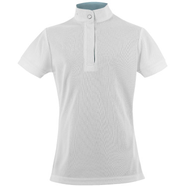 Polo Mesh Equithème Betty Weiß Wei&szlig;