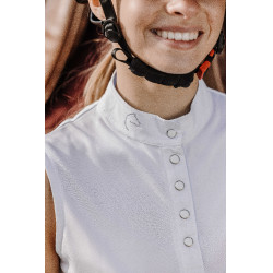 Polo-Mesh Equithème Molly Weiß Wei&szlig;