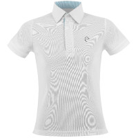 Polo Mesh Equithème Edy Weiß Weiß Polo Mesh Equithème Edy Weiß Weiß