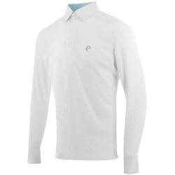 Polo Mesh Equithème Dany Weiß Wei&szlig;