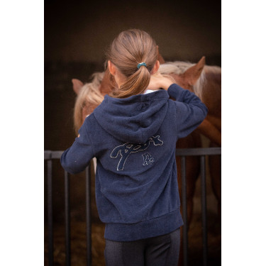 Sweat Eden by Pénélope Capu Towel Marineblau