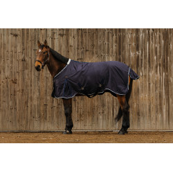 Hemd Equithème Vague Marineblau