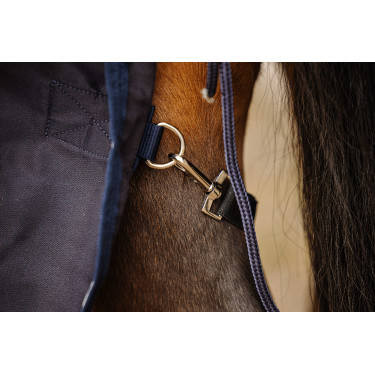 Hemd Equithème Vague Marineblau