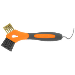 Hufkratzer mit Metallbürste Hippotonic 3 in 1 Orange
