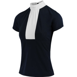 Polo Equithème Doha Kurzarm Marineblau Polo Equithème Doha Kurzarm Marineblau
