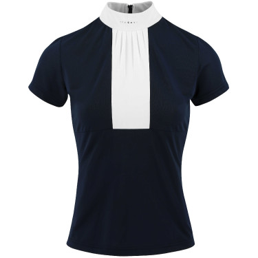 Polo Equithème Doha Kurzarm Marineblau Polo Equithème Doha Kurzarm Marineblau