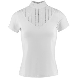 Polo Equithème Funza Kurzarm Weiß Weiß Polo Equithème Funza Kurzarm Weiß Weiß