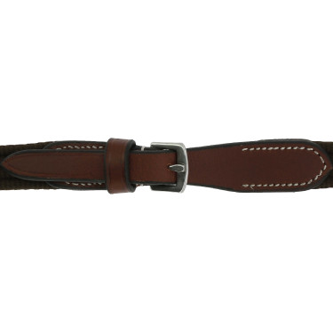 Zügel Gurte Eric Thomas 16mm Havanna Braun