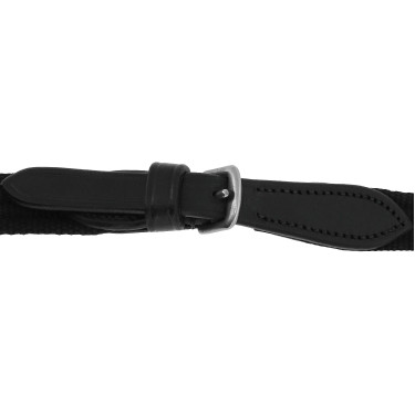 Zügel Gurte Eric Thomas 16mm Schwarz