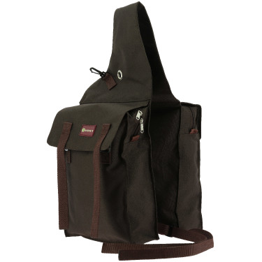 Doppeltasche mit Klappen Randol's Braun