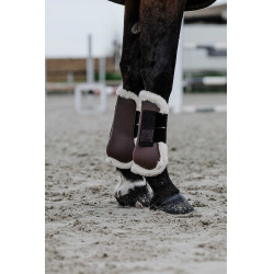 Gamaschen Equithème Boa Braun Gamaschen Equithème Boa Braun