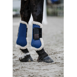 Gamaschen Equithème Boa Marine Marineblau Gamaschen Equithème Boa Marine Marineblau