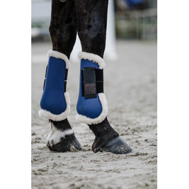 Gamaschen Equithème Boa Marine Marineblau Gamaschen Equithème Boa Marine Marineblau