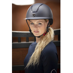 Equithème Glint Matt Helm Blau / blau