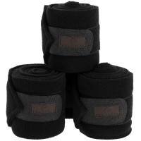 Equithème Polo-Bandagen im 4er-Set Schwarz