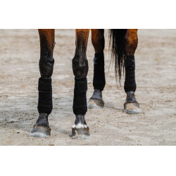 Equithème Polo-Bandagen im 4er-Set Schwarz