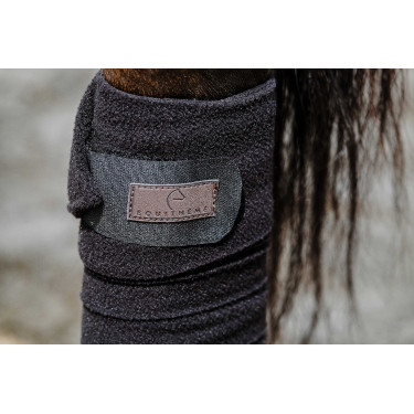 Equithème Polo-Bandagen im 4er-Set Schwarz