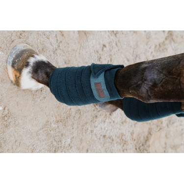 Equithème Polo-Bandagen im 4er-Set Dunkelgrün Gr&uuml;n
