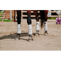 Equithème Polo-Bandagen im 4er-Set Weiß Wei&szlig;