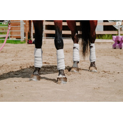 Equithème Polo-Bandagen im 4er-Set Weiß Wei&szlig;