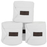 Equithème Polo-Bandagen im 4er-Set Weiß Wei&szlig;