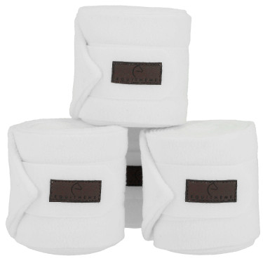 Equithème Polo-Bandagen im 4er-Set Weiß Wei&szlig;