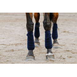 Equithème Polo-Bandagen im 4er-Set Marine Marineblau