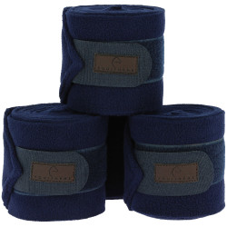 Equithème Polo-Bandagen im 4er-Set Marine Marineblau