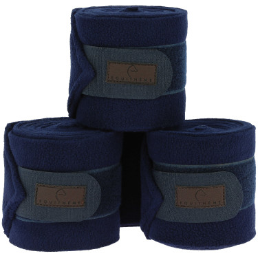 Equithème Polo-Bandagen im 4er-Set Marine Marineblau