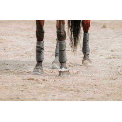 Equithème Polo-Bandagen im 4er-Set Grau