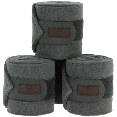 Equithème Polo-Bandagen im 4er-Set Grau